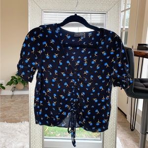 Boutique floral woven top